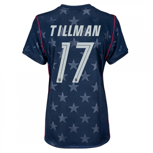 Billige Fotballdrakt Forente stater Malik Tillman #17 Replika Bortedrakt Dame VM 2026 Kortermet Billige Fotballdrakt Forente stater Malik Tillman #17 Replika Bortedrakt Dame VM 2026 Kortermet